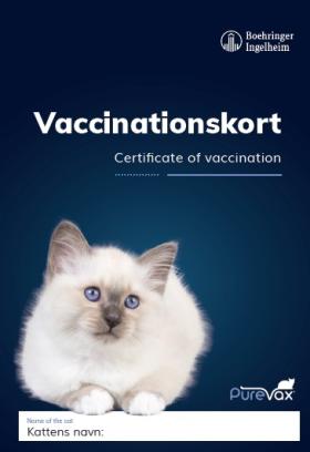 Vaccinationsattest til kat